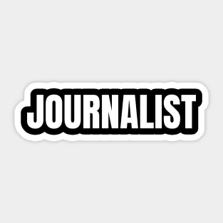 Journalist Word - Simple Bold Text Sticker